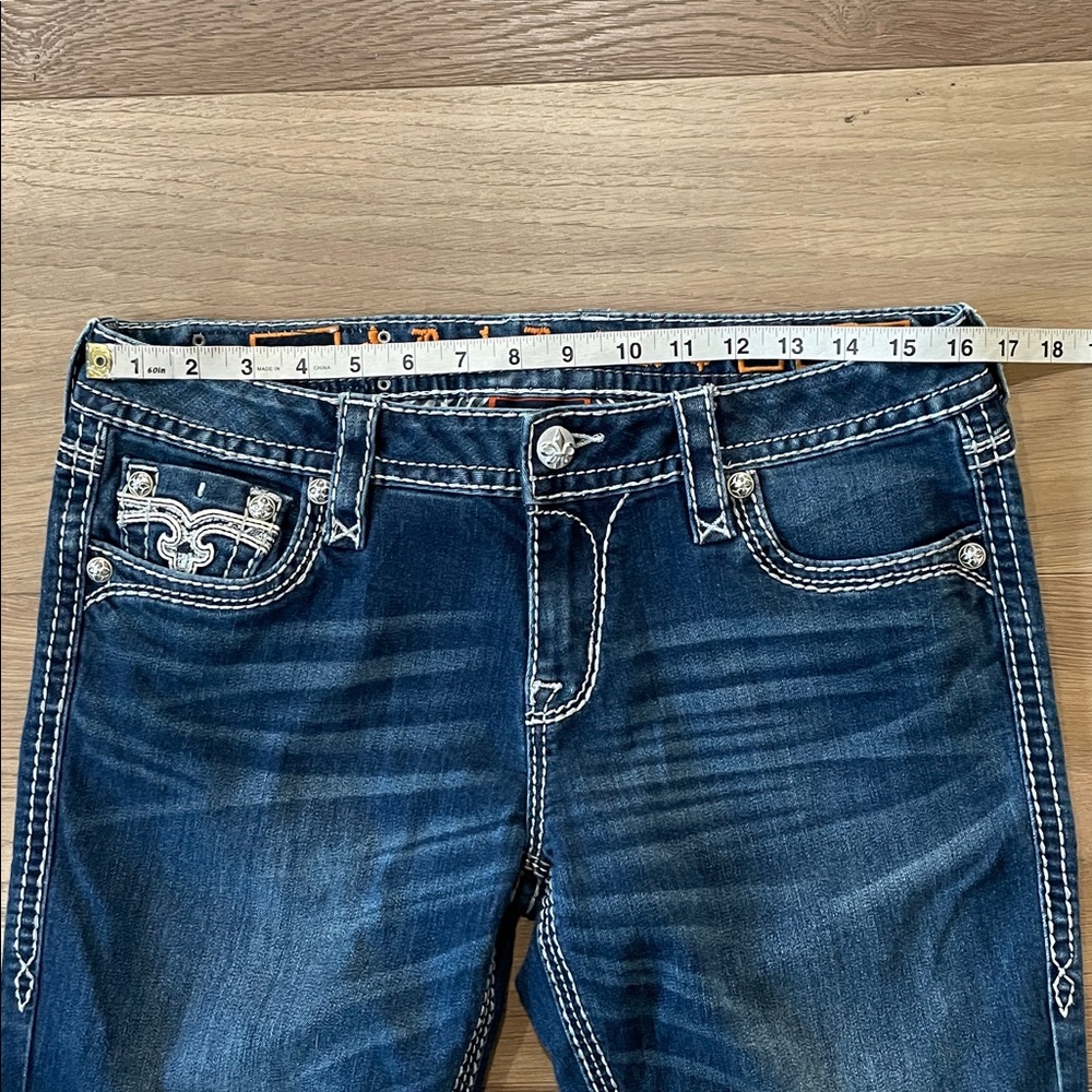 Rock Revival Chereen Boot Easy Jeans Size 29 - Picture 4 of 10